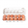 Ceramic Nest Egg Brown 1 Dozen