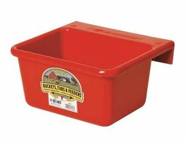 Miller Little Giant Hook Over Mini Plastic Feeder 6 qt