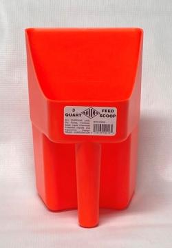 Tolco Feed Scoop 3 qt Orange