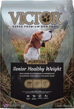 Victor Purpose Senior Healthy Weight Dog Food 40 lb