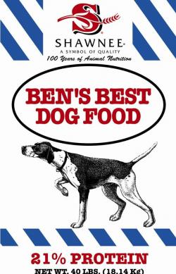 Ben's Best 21% Protein Dog Food 40 lb