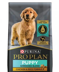 Purina Pro Plan Shredded Blend Chicken & Rice Puppy Food