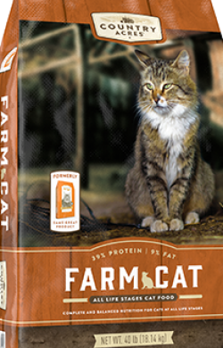 Country Acres Farm Cat Cat Food 40 lb