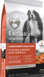 Exclusive Signature Large Breed Chicken & Brown Rice Adult Dog Food 30 lb