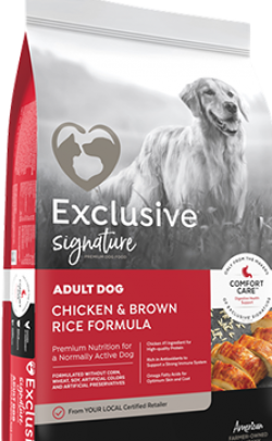 Exclusive Signature Chicken & Brown Rice Adult Dog Food 30 lb