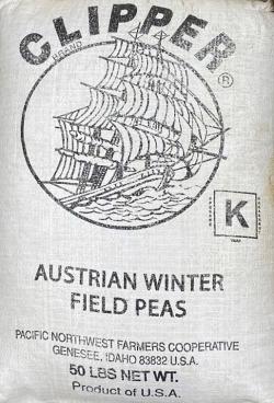 Clipper Austrian Winter Field Peas 50 lb bag