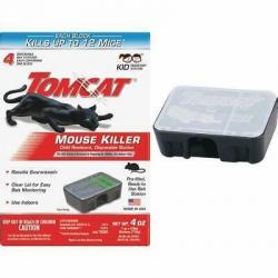 Tomcat Mouse Killer Prefilled Bait Station 4 pack