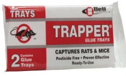 Bell Trapper Rat and Mice Glue Tray 2 pack