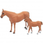 Big Country Toys Quarter Horse Mare & Colt Set