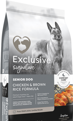 Exclusive Signature Senior Chicken & Brown Rice Dog Food